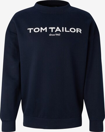 TOM TAILOR Sweatshirt in Blue: front