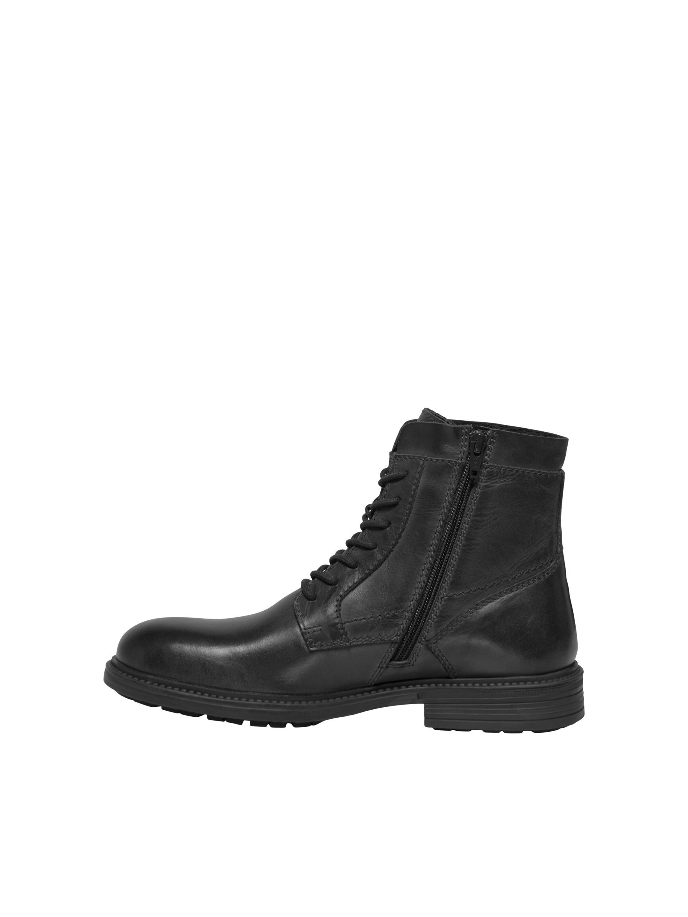 Bottines à lacets 'ONSLenny' Only & Sons en noir