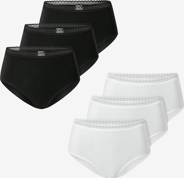 SCHIESSER Slip ' Modern Multipacks ' in Zwart: voorkant