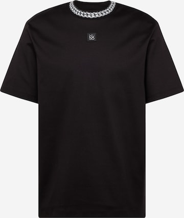 HUGO Red T-Shirt 'Deternal' in Schwarz: predná strana