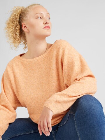 Pullover 'DOFFY' di Vero Moda Curve in arancione