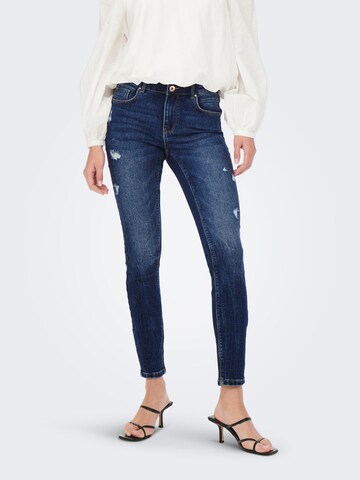 ONLY Skinny Jeans 'DAISY' in Blauw: voorkant