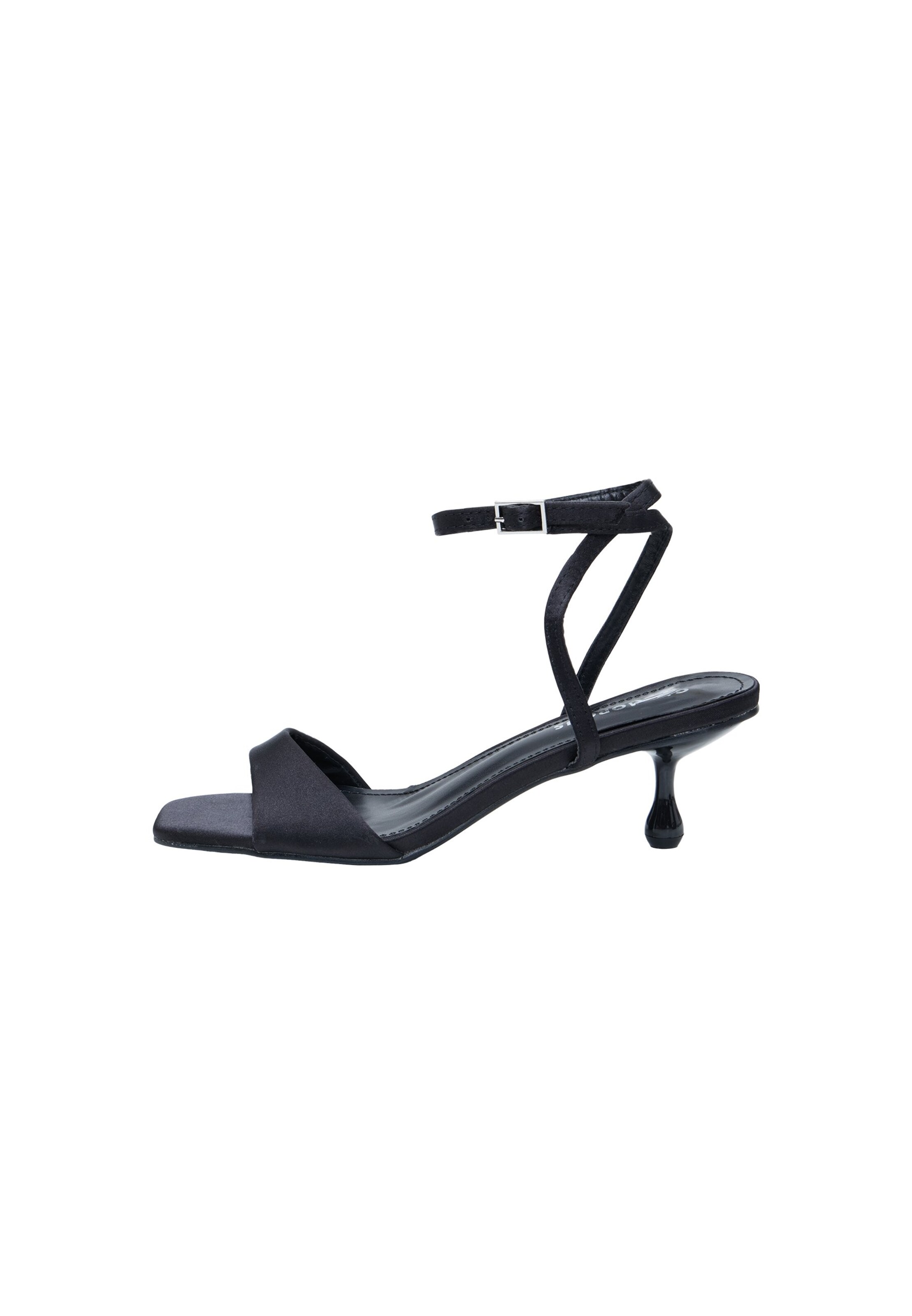 GLAMOROUS - Sandalias en negro: frente