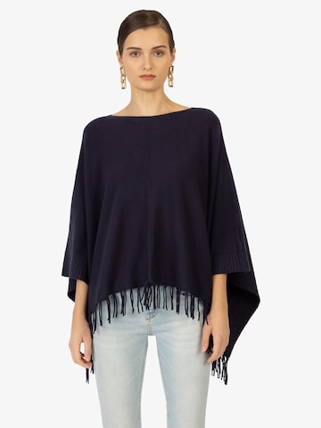 Kraimod Cape in Blauw: voorkant