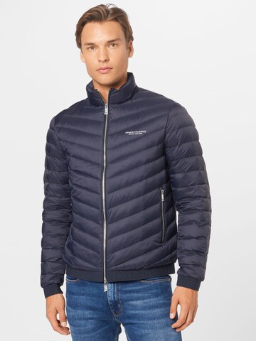 ARMANI EXCHANGE Winter jacket in Blue: front