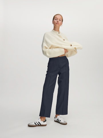 ABOUT YOU x Marie von Behrens Wide leg Trousers 'Philine' in Blue