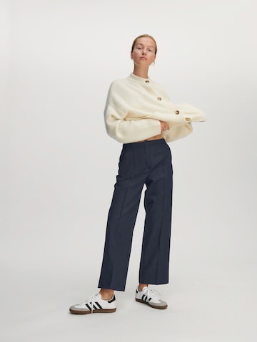 ABOUT YOU x Marie von Behrens Wide leg Pants 'Philine' in Blue