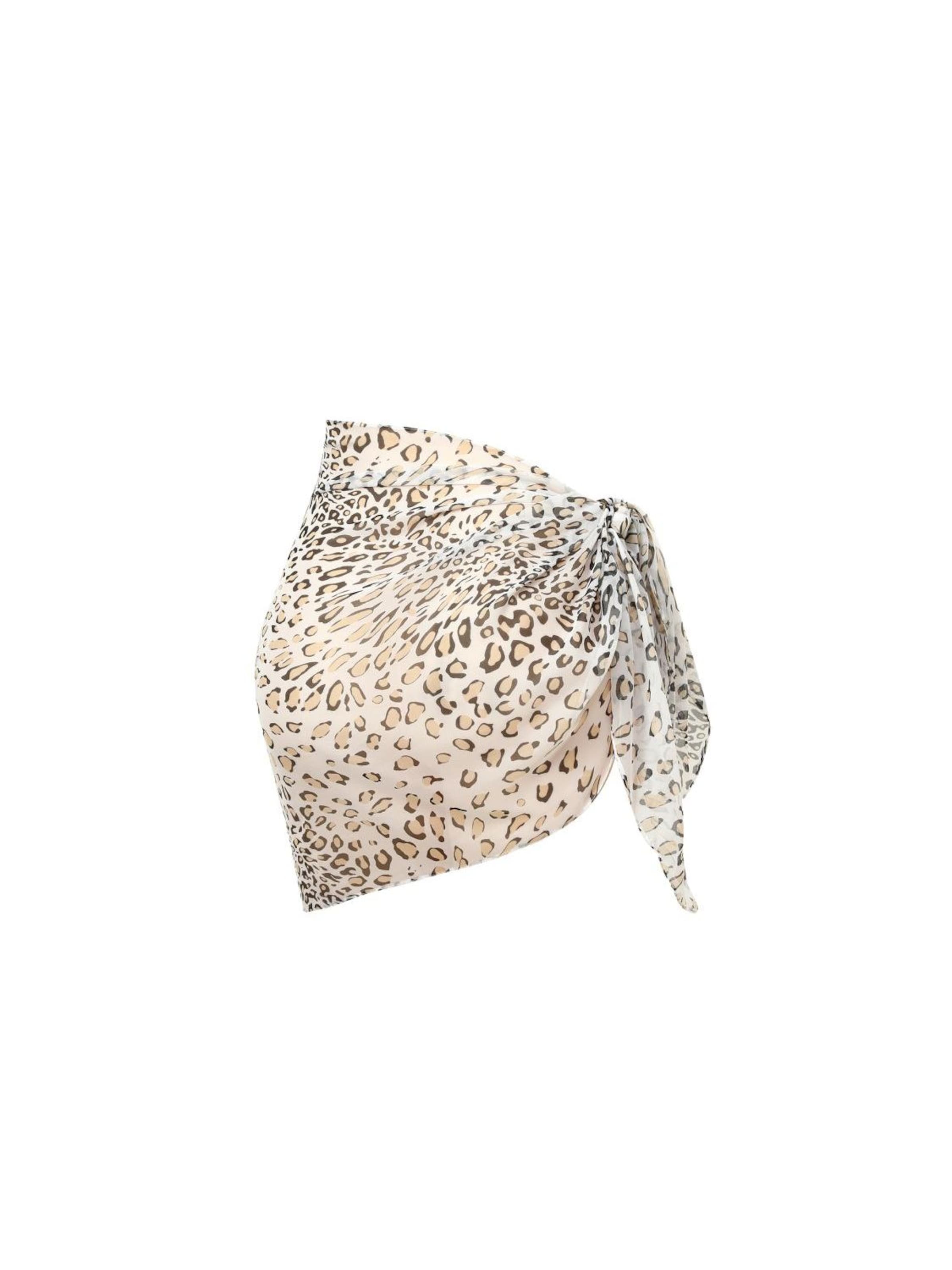 alberto cabale - Falda 'FELICIE' en blanco: frente