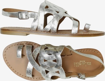 Minelli Sandalen 35 in Silber: Vorderseite