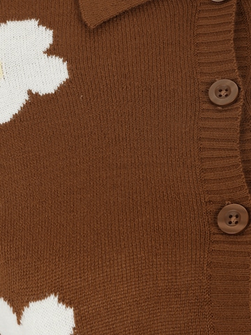 Only Petite Knit Cardigan 'NICA' in Brown