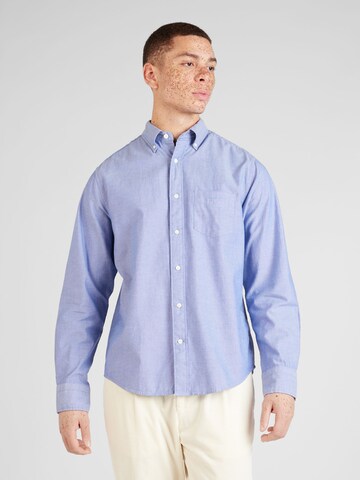 GANT Regular fit Overhemd in Blauw: voorkant