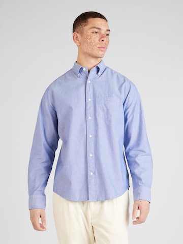 GANT Regular fit Button Up Shirt in Blue: front