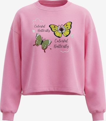 Sweat-shirt MYMO en rose : devant