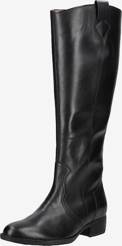 Bottes de cowboy GABOR en noir : devant