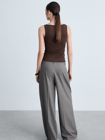 MANGO Top 'TECLA' | rjava barva