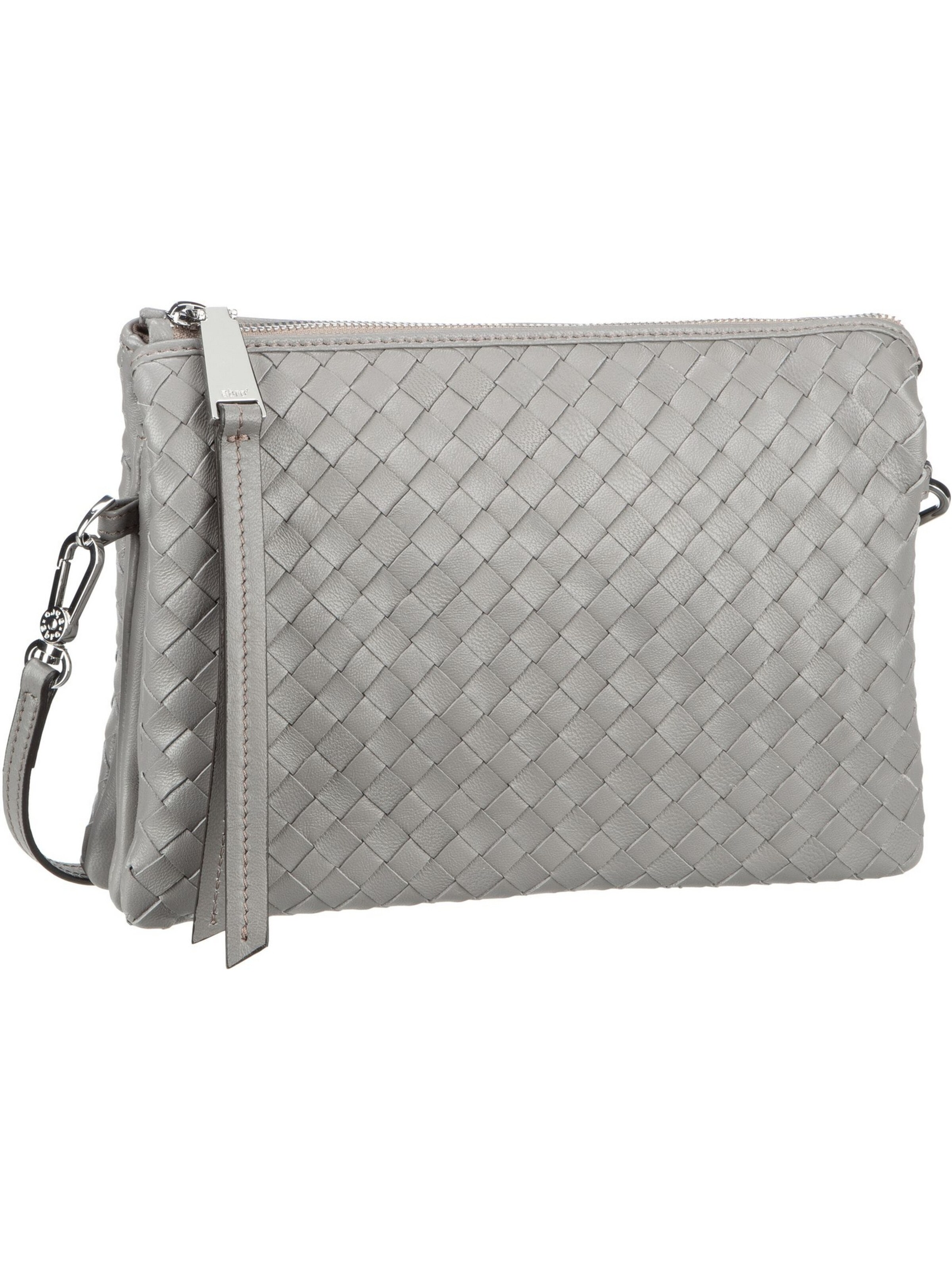 ABRO Umhängetasche 'Threefold' in Grau: Vorderseite