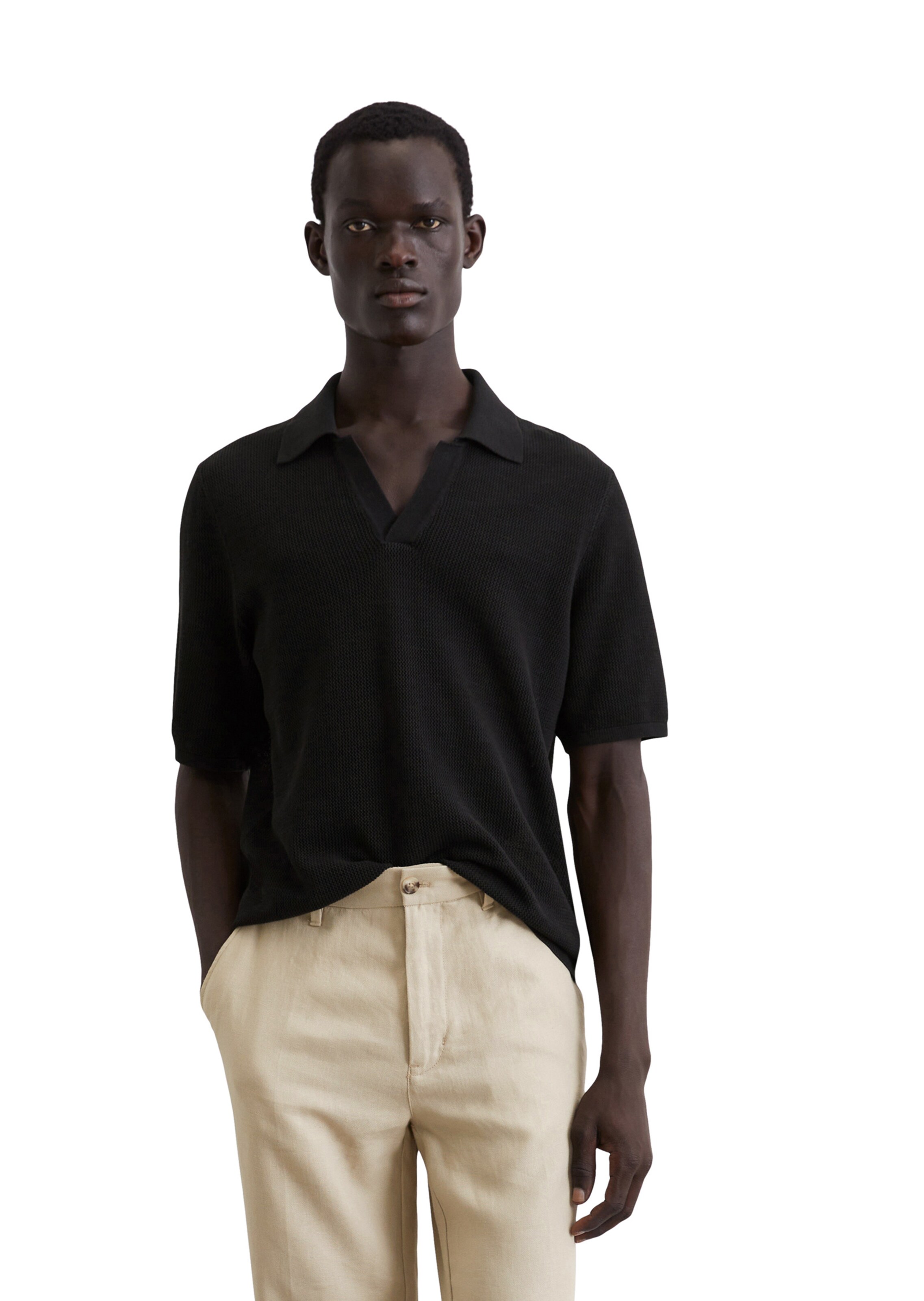 Marc O'Polo Shirt in Black: front