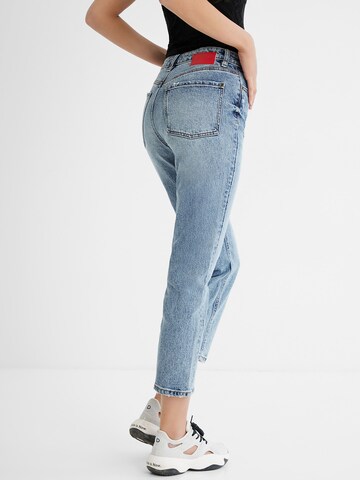 Desigual Regular Jeans 'Scarf' in Blauw