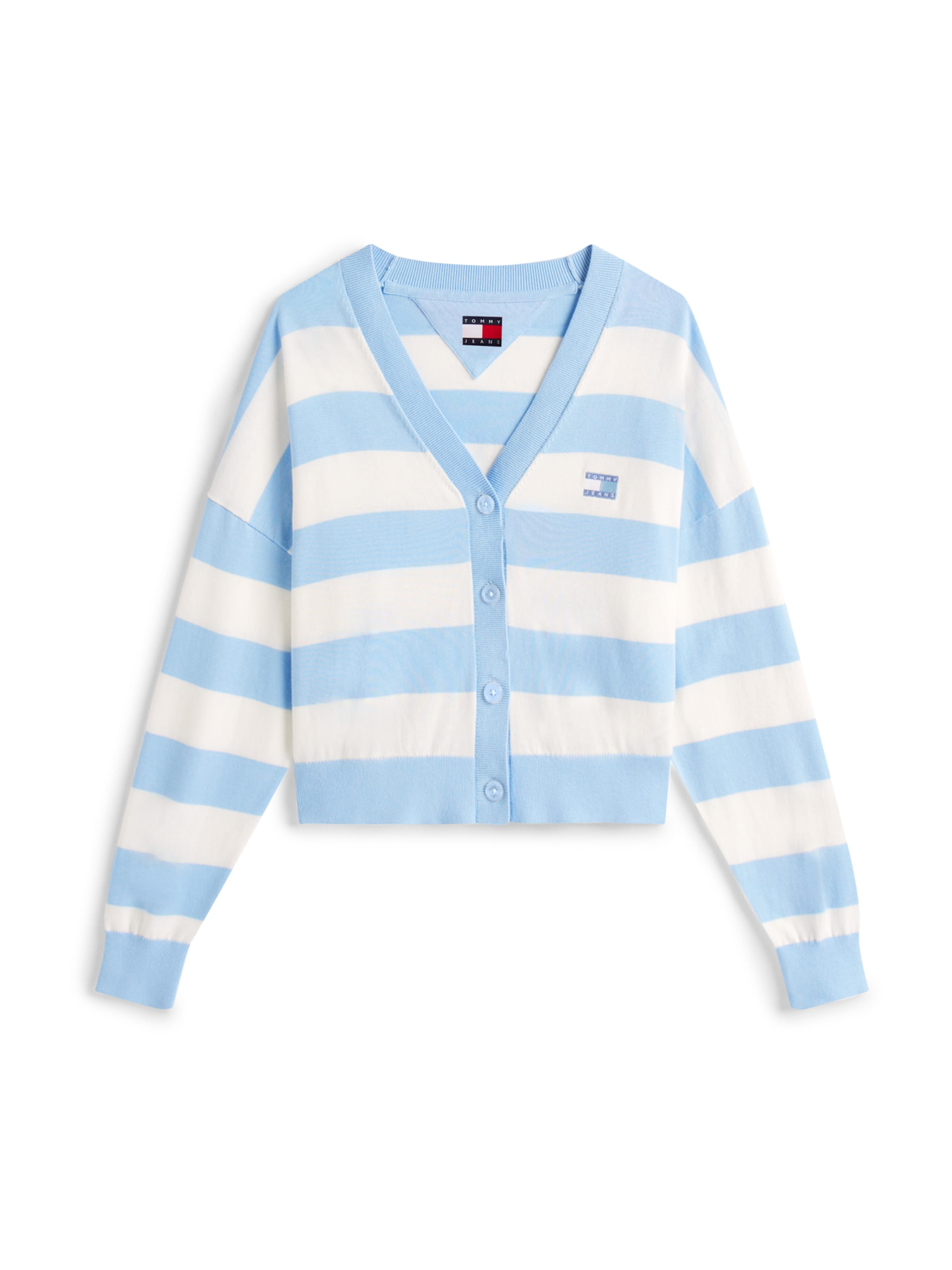 Cardigan Tommy Jeans en bleu : devant
