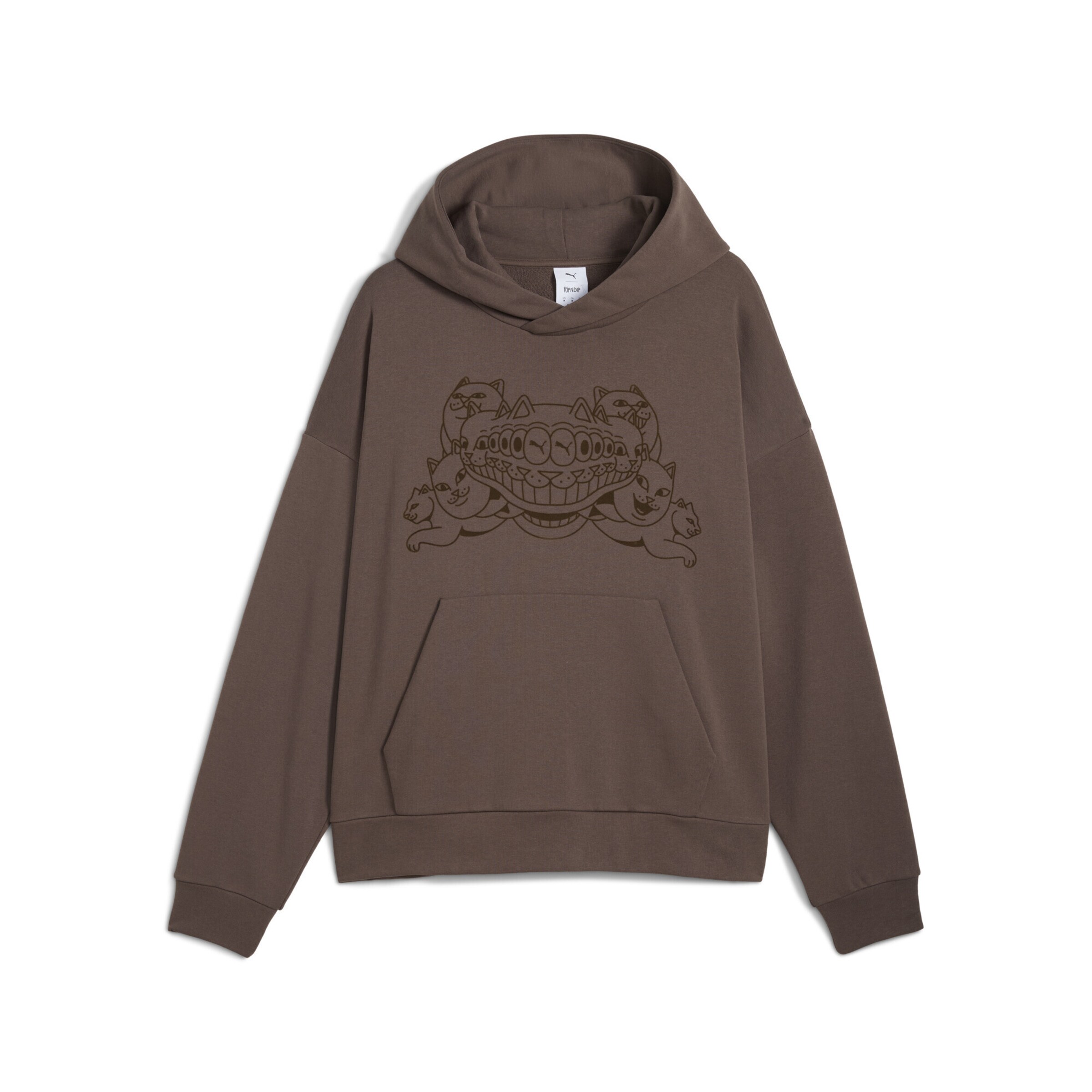 Sweat-shirt 'Puma x Ripndip' PUMA en marron : devant
