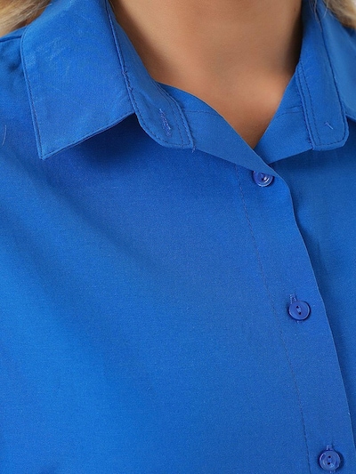 Bigdart Chemisier en bleu roi, Vue avec produit