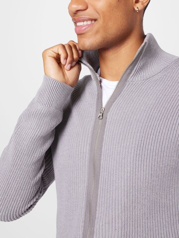 INDICODE JEANS Knit Cardigan 'Dodson' in Grey
