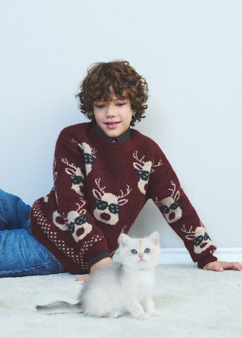 MANGO KIDS Sweater 'Dasher' in Red