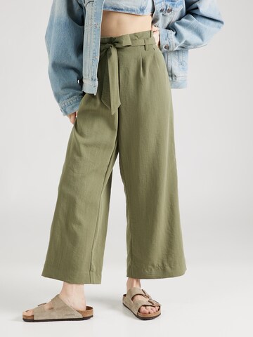 évasé Pantalon à pince 'Marsa' ONLY en vert : devant