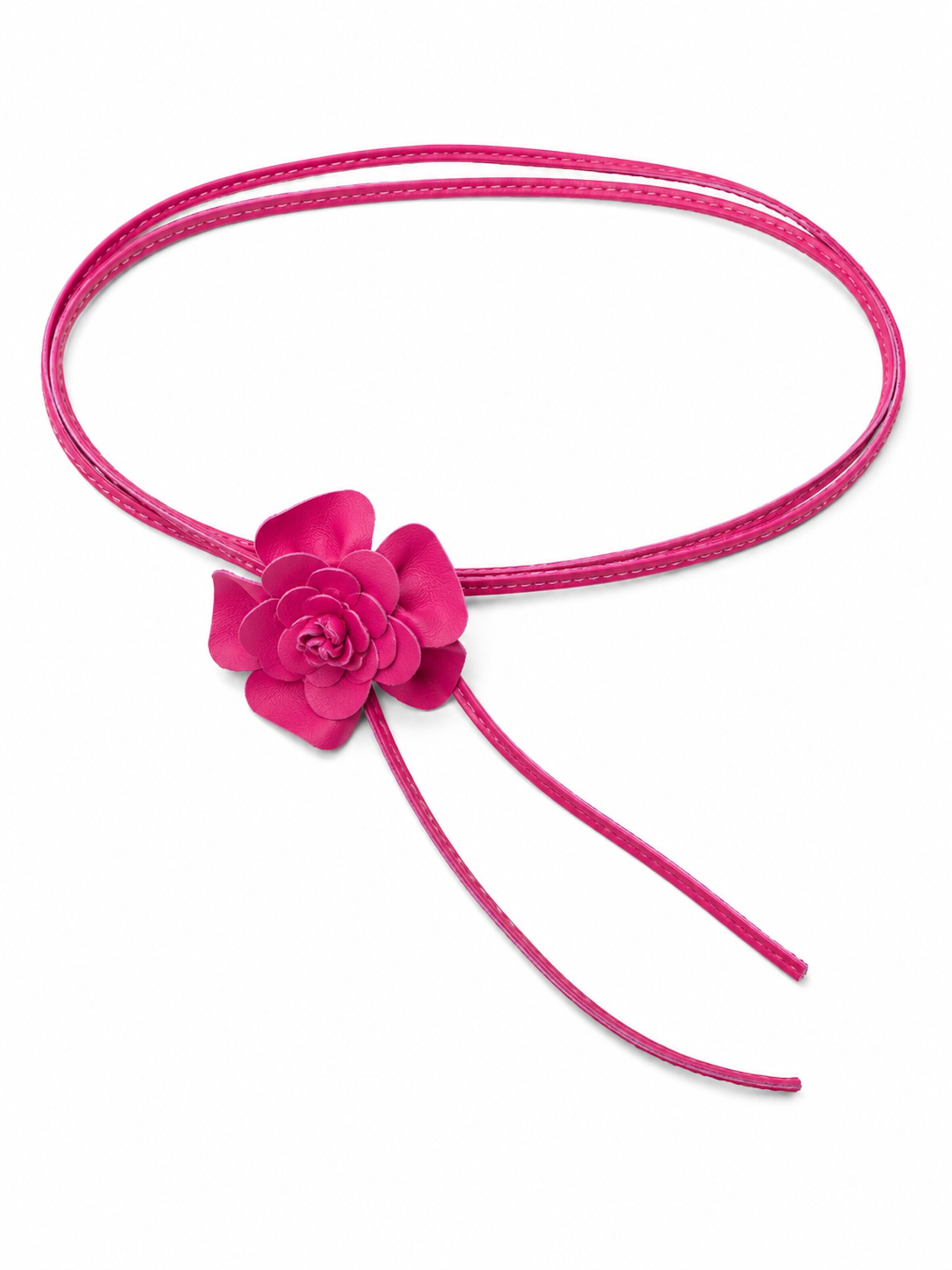 COLLEZIONE ALESSANDRO Gürtel 'Blüte'‌‌ in Pink: Vorderseite
