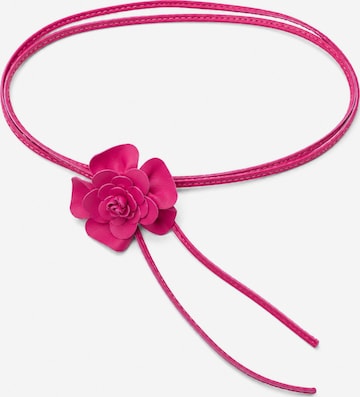 COLLEZIONE ALESSANDRO Gürtel 'Blüte' in Pink: Vorderseite
