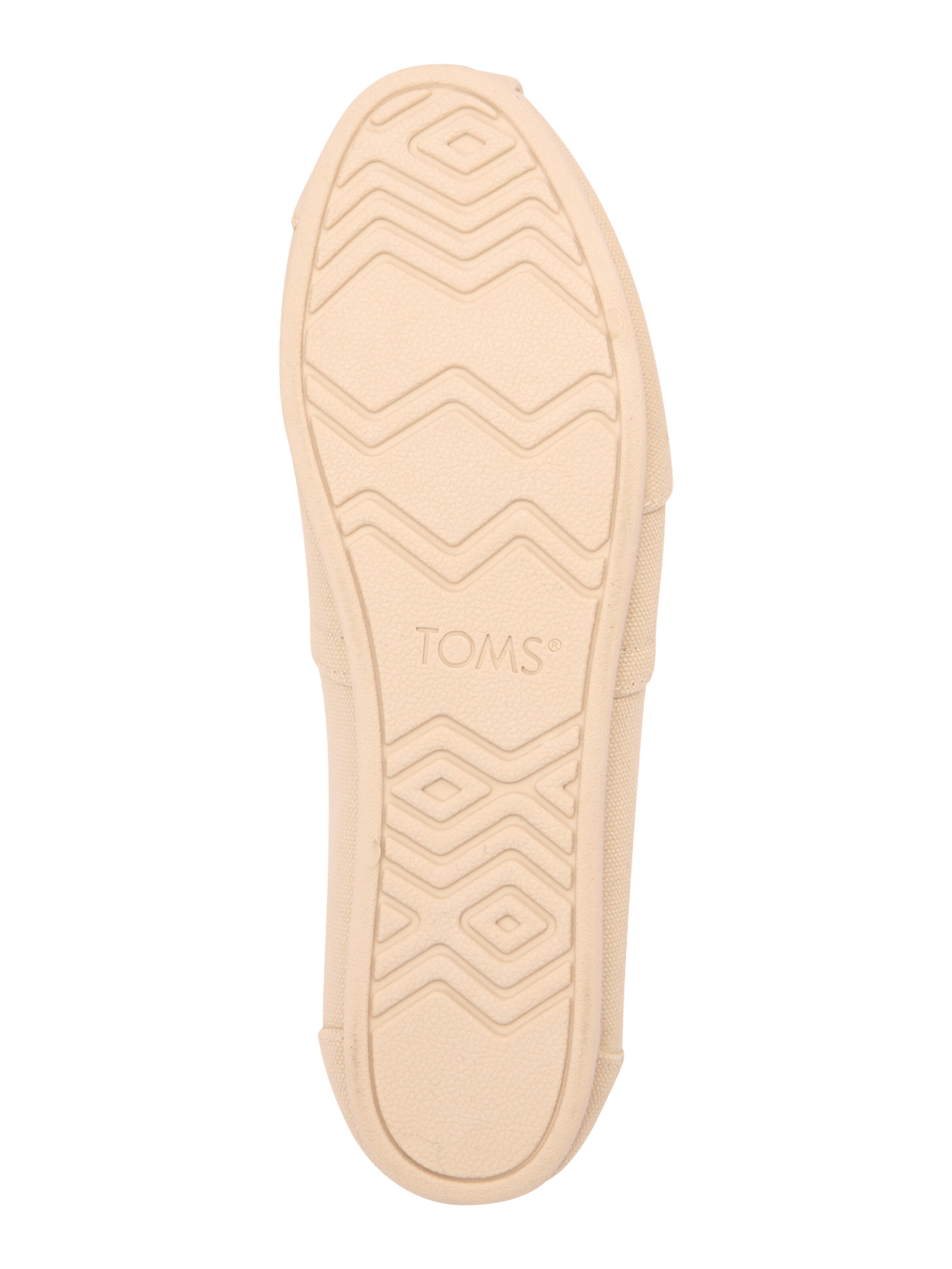 TOMS Slip On 'ALPARGATA' in Beige: unten
