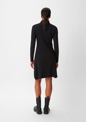 COMMA Knitted dress in Black: back