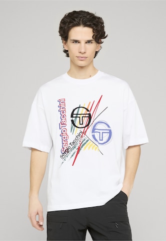 Maglietta 'Fervore' di Sergio Tacchini in bianco: frontale