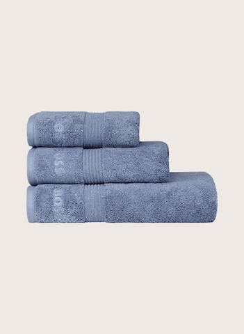 BOSS Home Towel in Blue: front