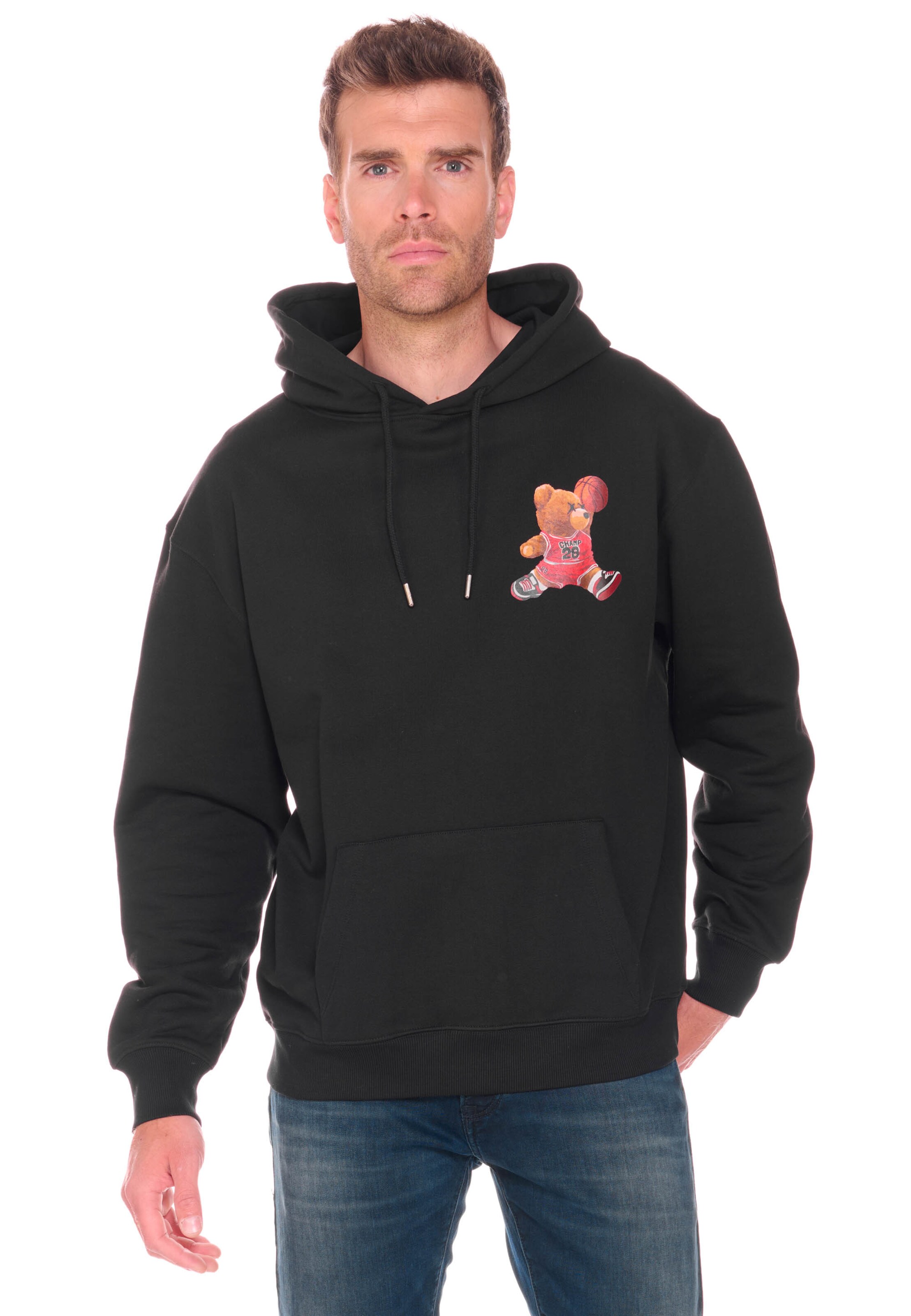 Le Temps Des Cerises Sweatshirt 'Loro' in Black: front