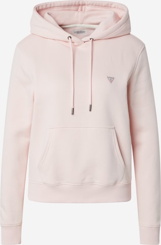 Sweat-shirt GUESS JEANS en rose : devant