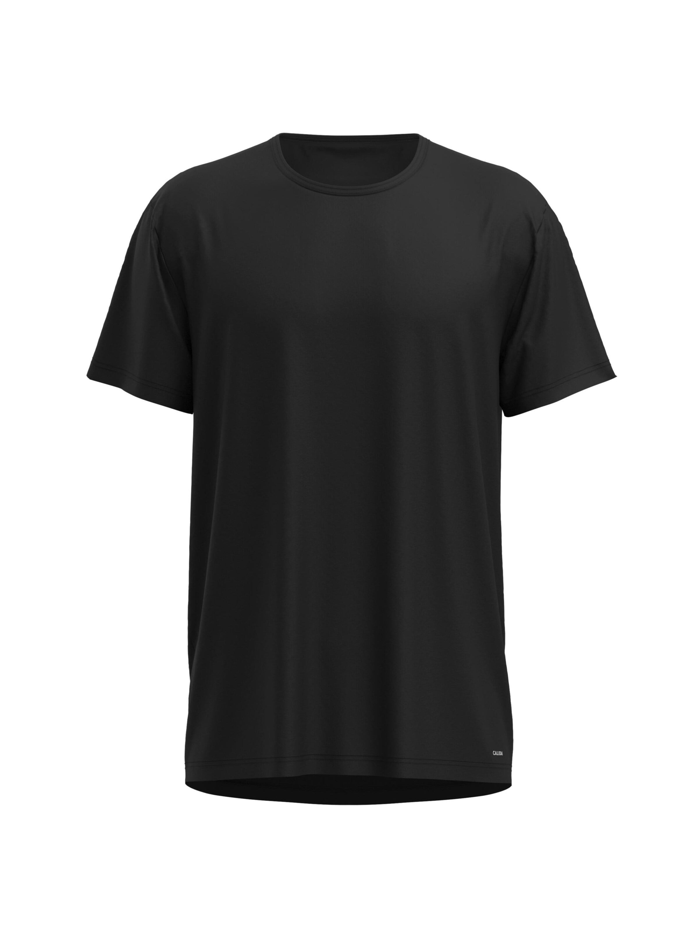 CALIDA Maillot de corps 'Micro Stretch' en L en noir, Vue avec produit