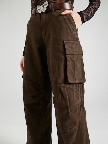 Wide Leg Jeans cargo Miss Sixty en vert