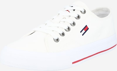 Tommy Jeans Zemie brīvā laika apavi tumši zils / sarkans / balts, Preces skats