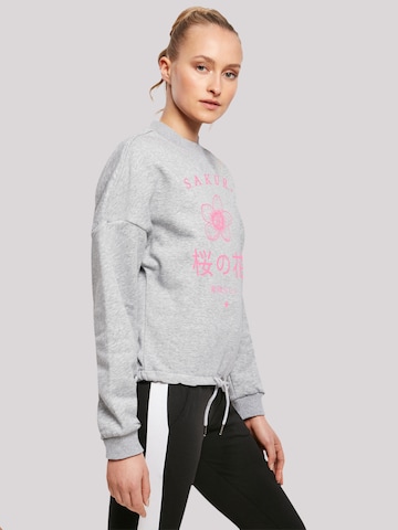 F4NT4STIC Sweatshirt 'Sakura Blume Japan' in Grey
