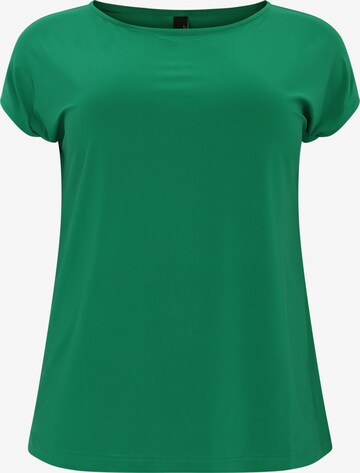 Yoek Shirt in Groen: voorkant