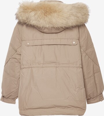 faina Between-Seasons Parka in Beige