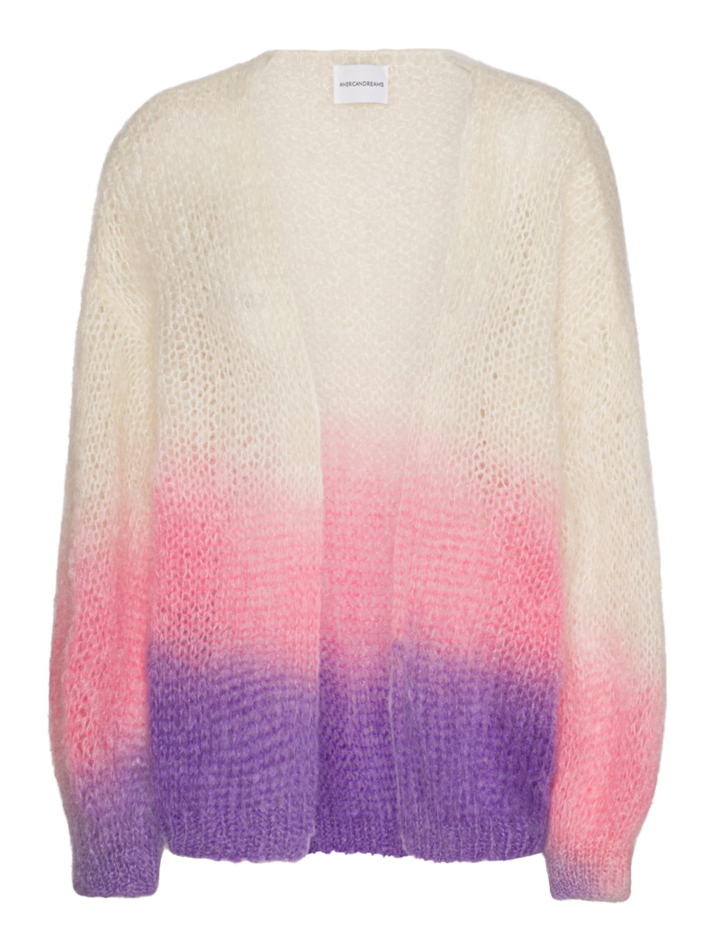 Cardigan 'Olivia' americandreams en blanc : devant