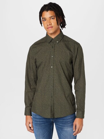 STRELLSON Regular fit Overhemd in Groen: voorkant