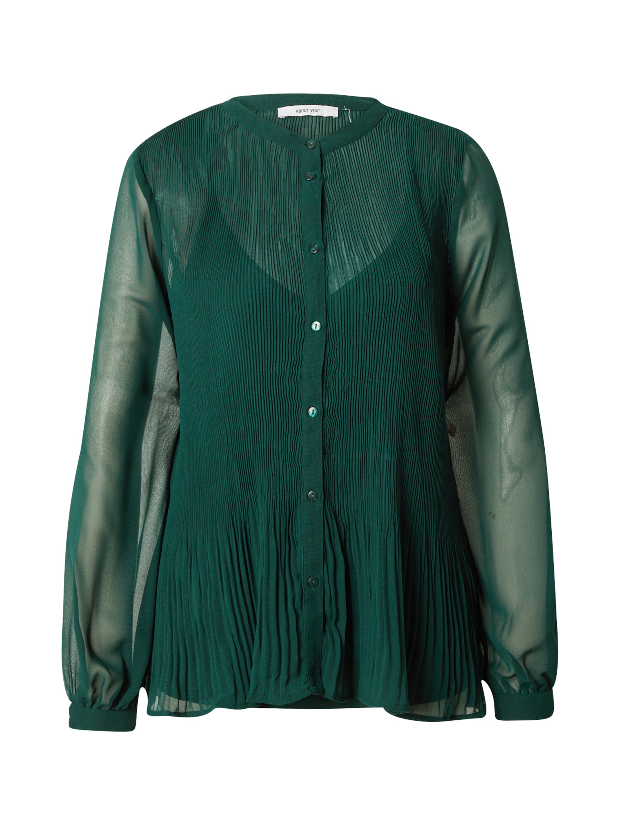 Chemisier 'Lola' ABOUT YOU en vert : devant