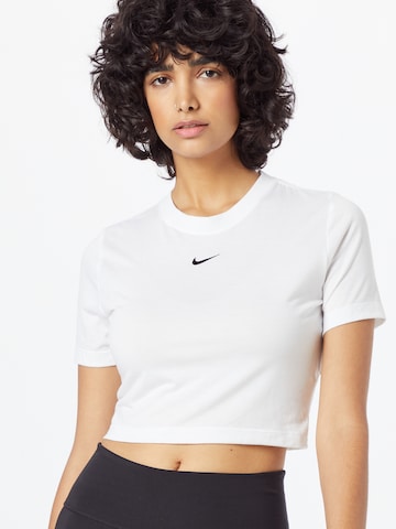 Nike Sportswear T-Shirt 'Essential' in Weiß: predná strana