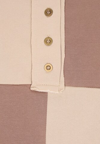 Sweat-shirt swirly en beige