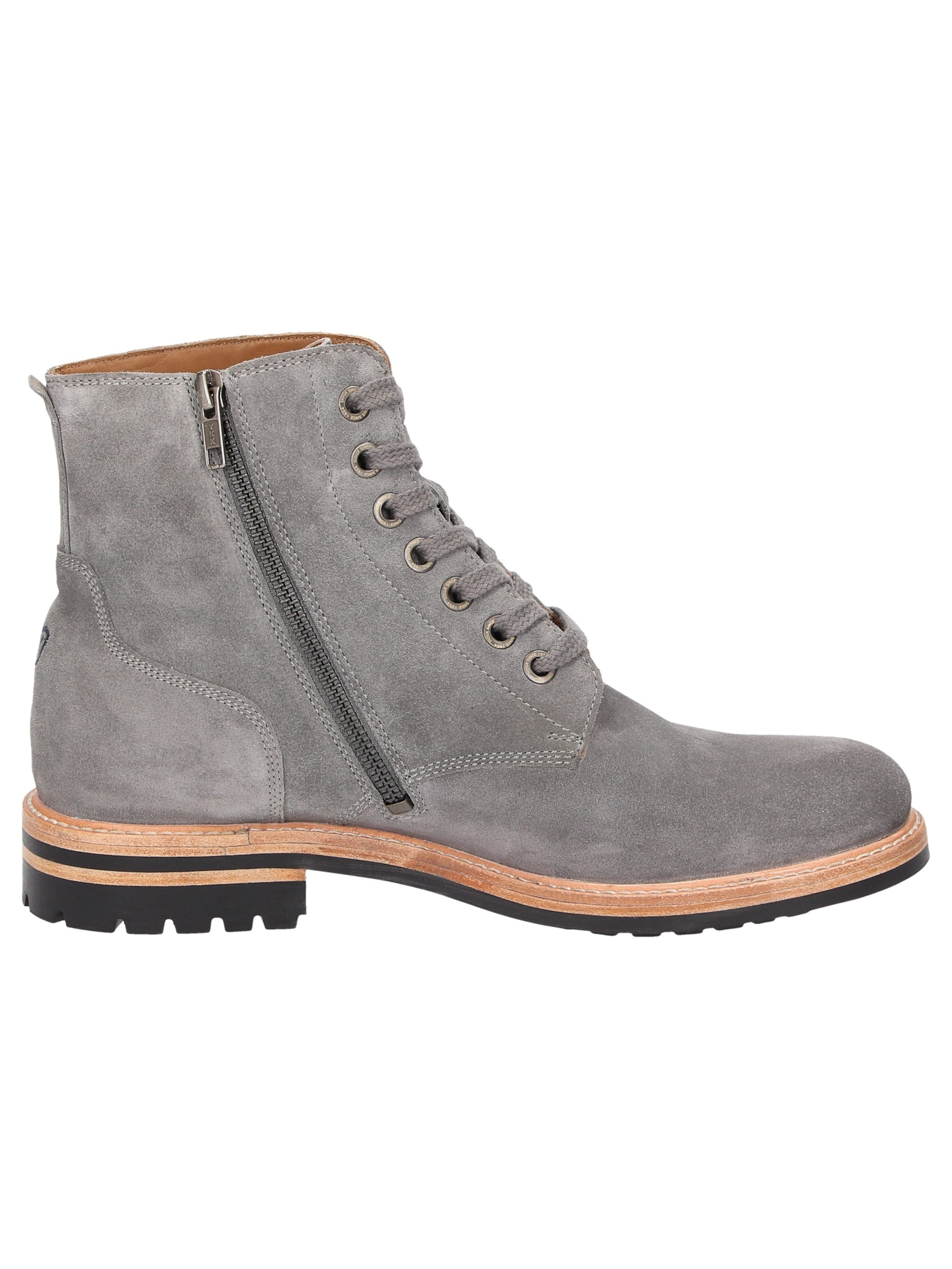 SIOUX Lace-up boots in Grey