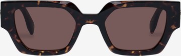 Lunettes de soleil 'POLYBLOCK' LE SPECS en marron