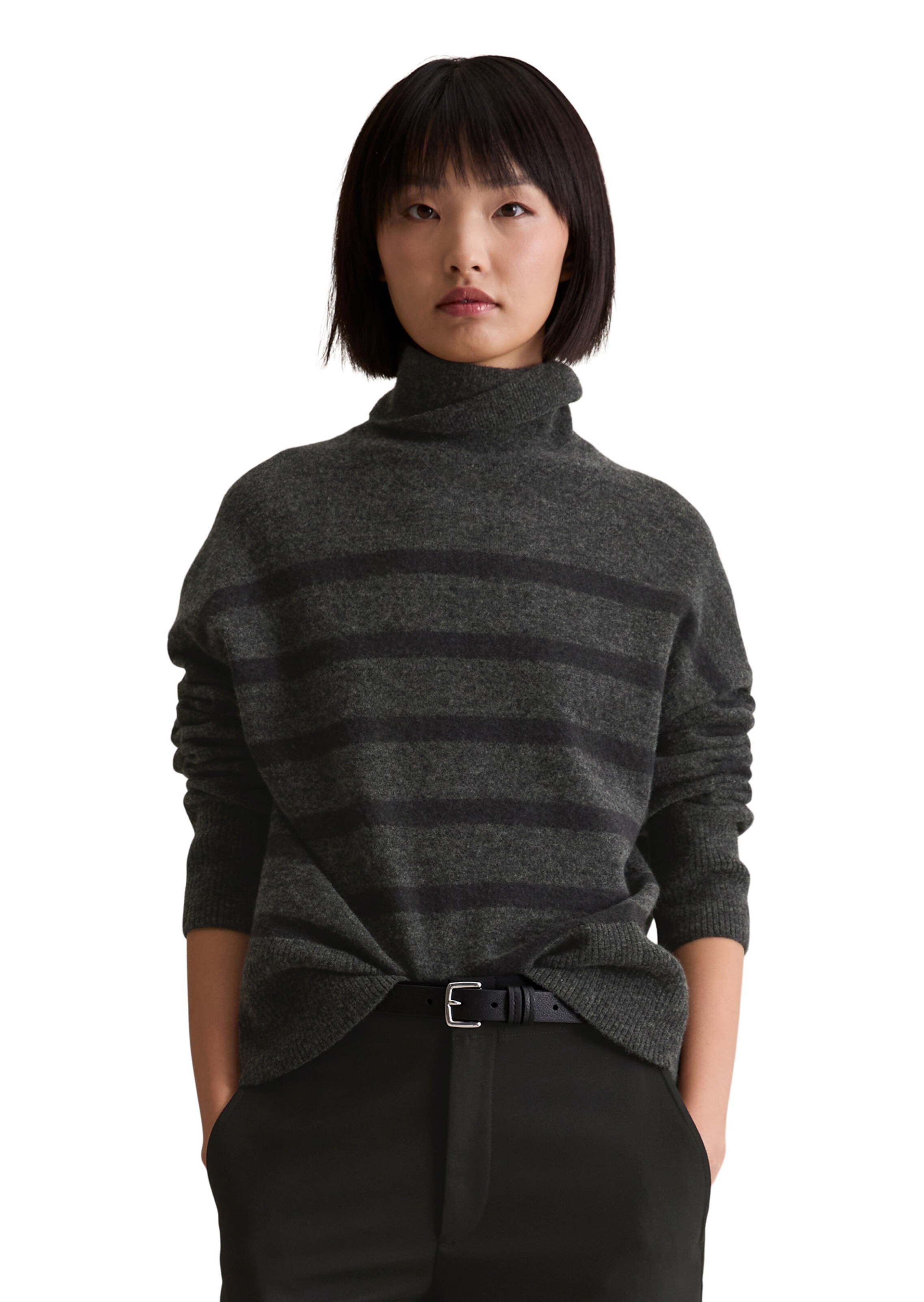 Marc O'Polo DENIM Pullover in Grau: Vorderseite